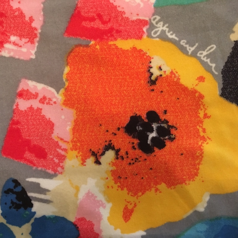 NWT Agnes & Dora leggings Watercolor Script Size L